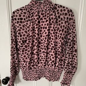 Ann Taylor animal print blouse